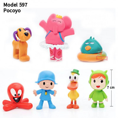 Action Figure Set - Model 597 : Pocoyo